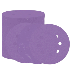 Discos abrasivos púrpura perforados Importify