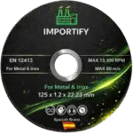 Discos de Corte Multimaterial Ø115mm y Ø125mm | Pack 50 uds